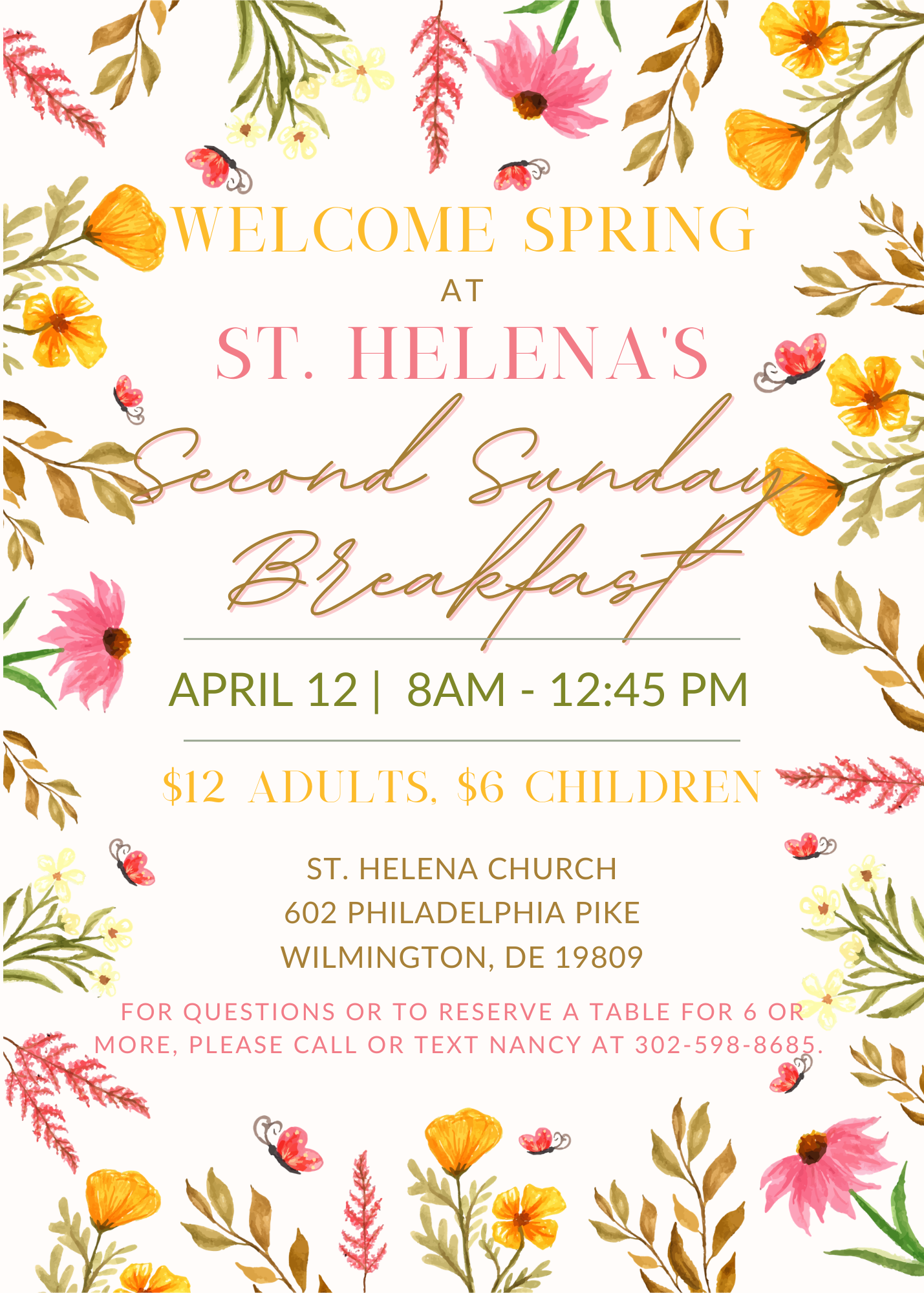 Second Sunday Breakfast 2026